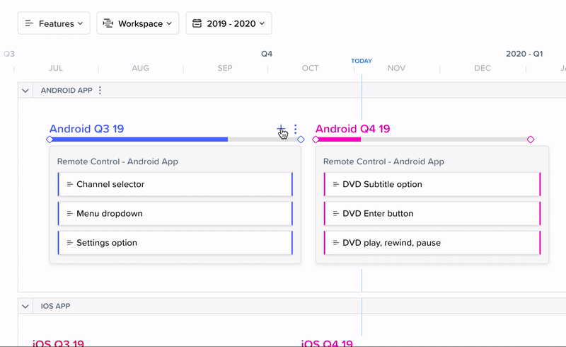 assign features